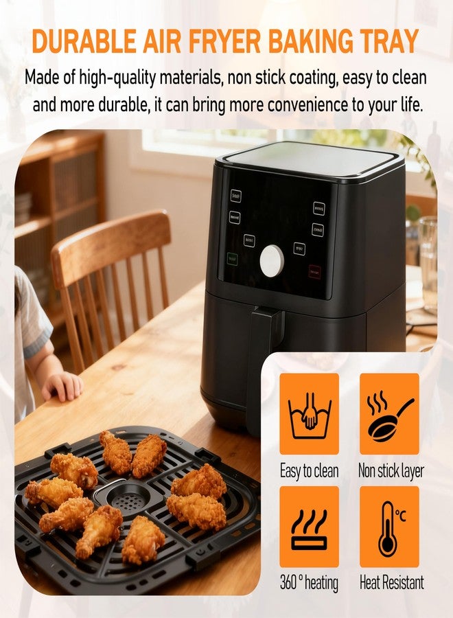 GQNDGN Air Fryer Tray Replacement/Instant Pot Air Fryer Accessories for Instant Pot Vortex 6 in 1 6 QT Gourmia GAF685 GAF735 6 QT - Image 4